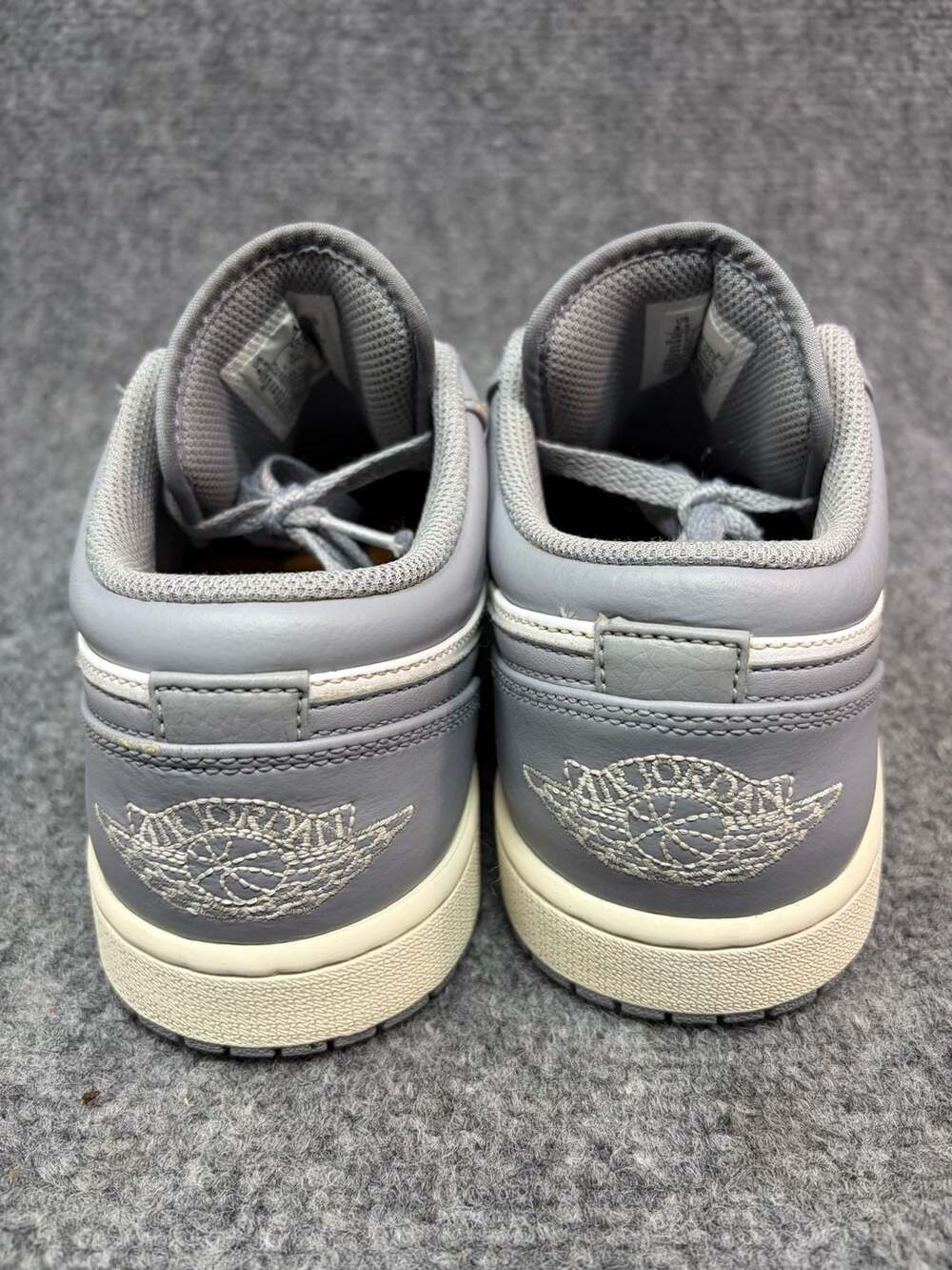 Nike Air Jordan 1 Low Vintage Stealth Grey 553558-053 Men's Size 8.5 GUC - Picture 6 of 9